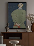 Woman Holding Gloves (1896)