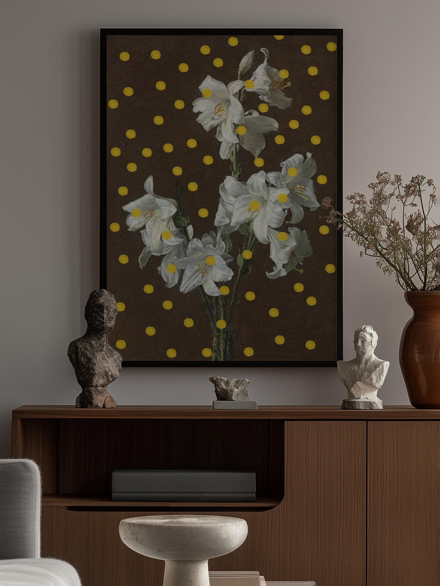 Lilies and Dots