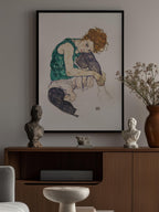 Seated Woman With Legs Drawn Up