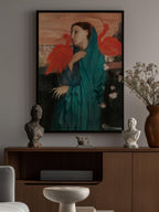 Young Woman With Ibis