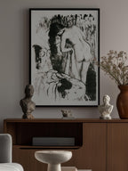 Nude Woman Standing, Drying Herself No.2