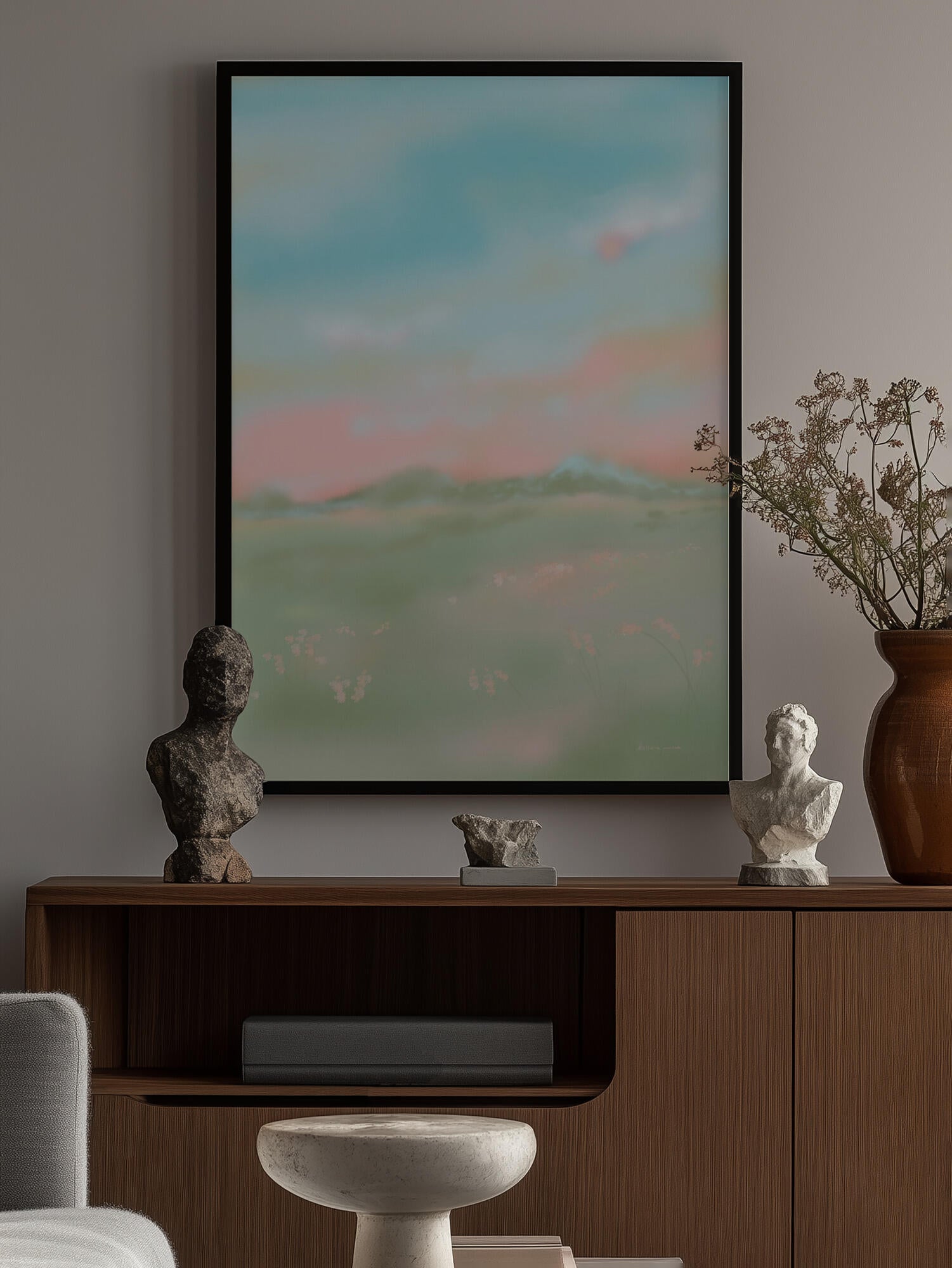 Dreamy Pastel Meadow