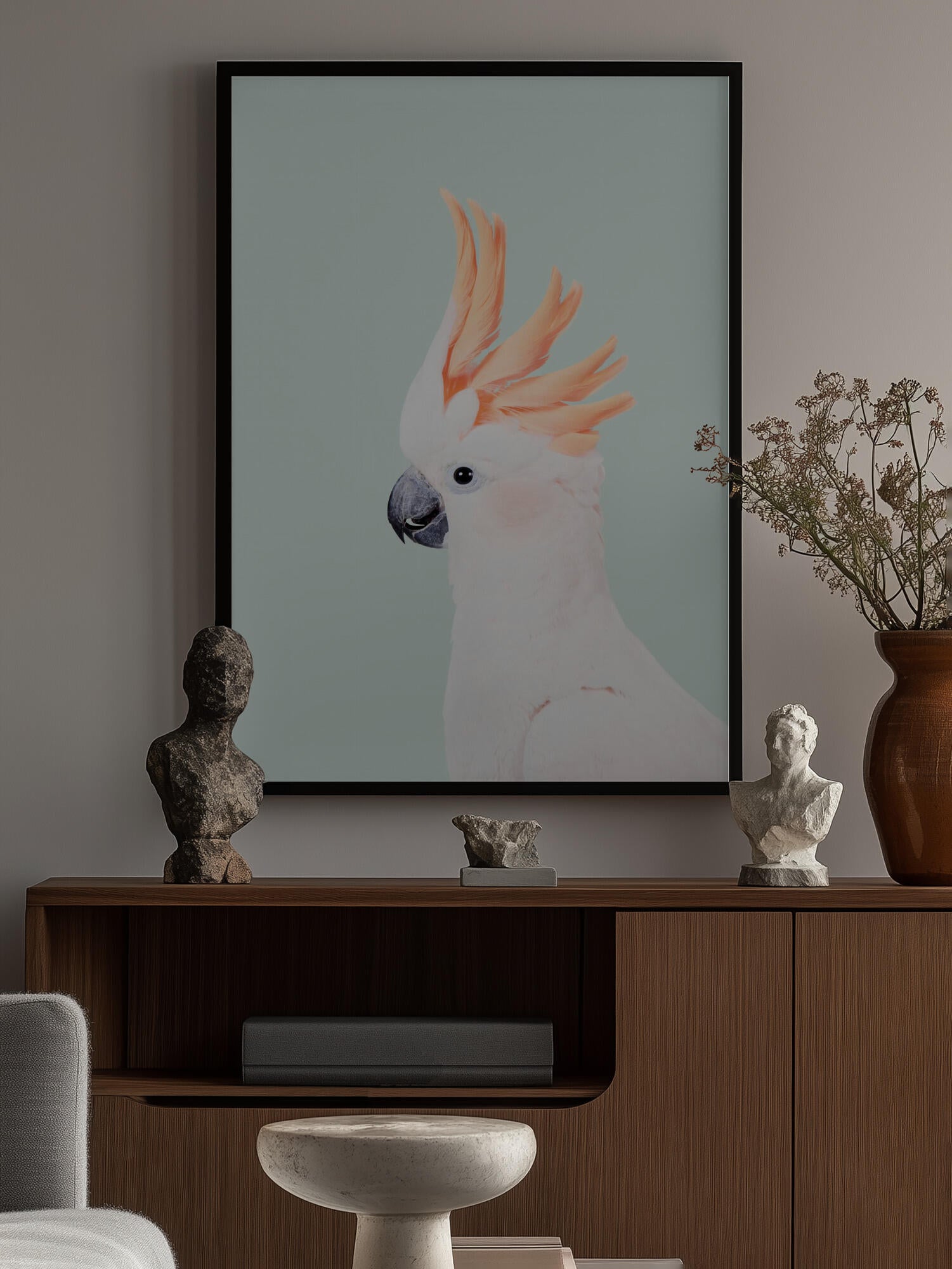 Cockatoo on Mint