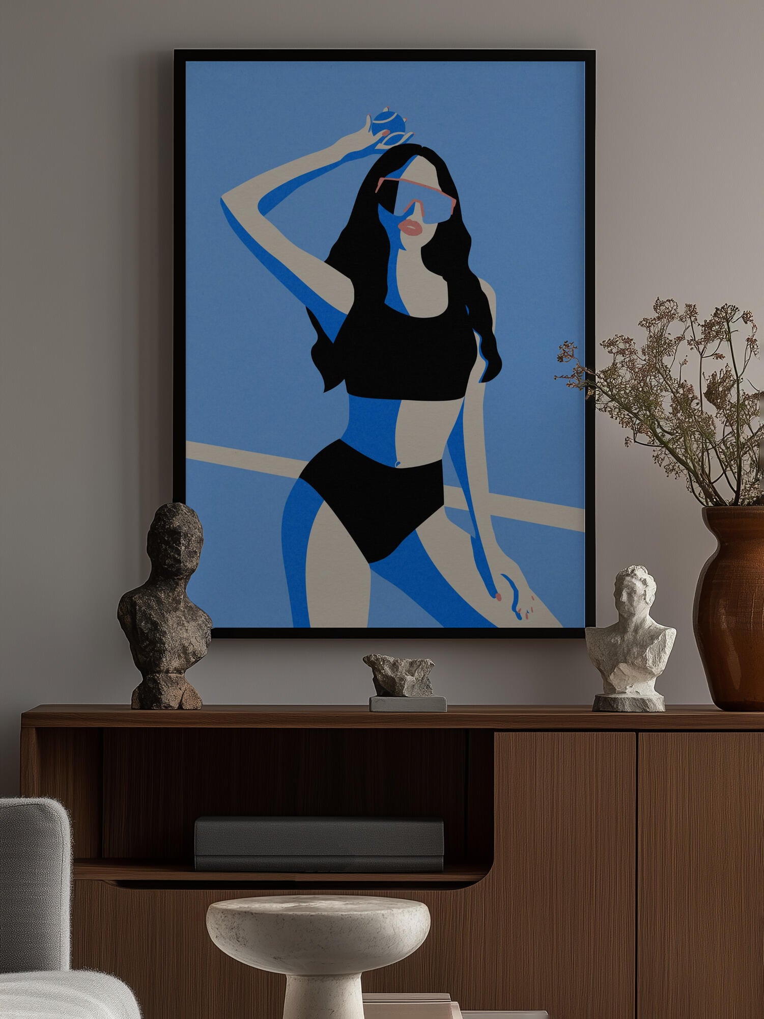 Blue Sport Girl