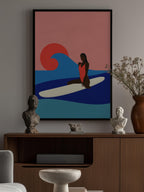 Girl On a Surfboard