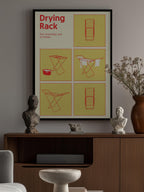 Poster Drying Rack