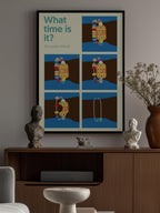 Poster Candy Clock