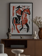 Abstract Horse Rider