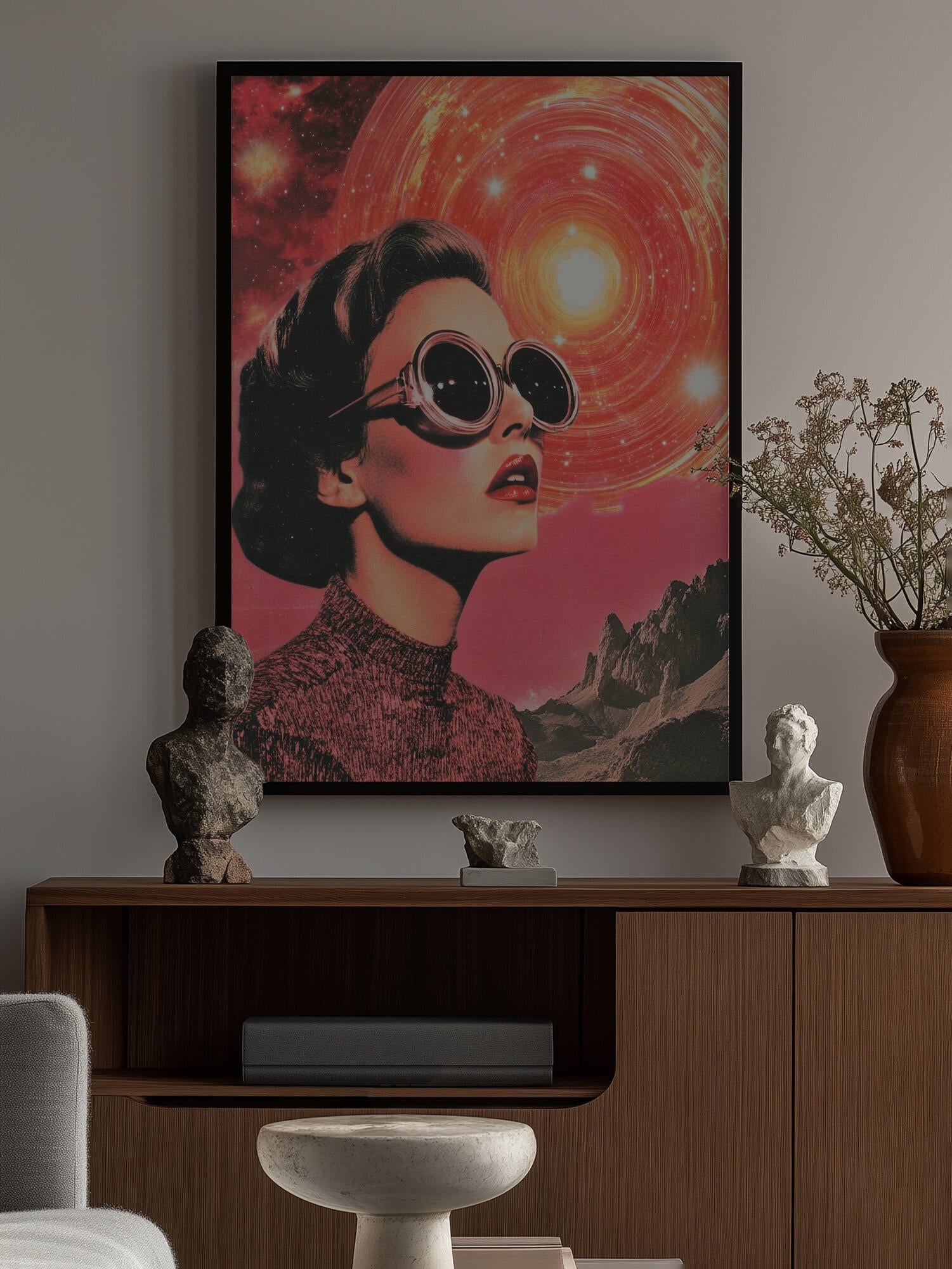 Space Vision Vintage Collage