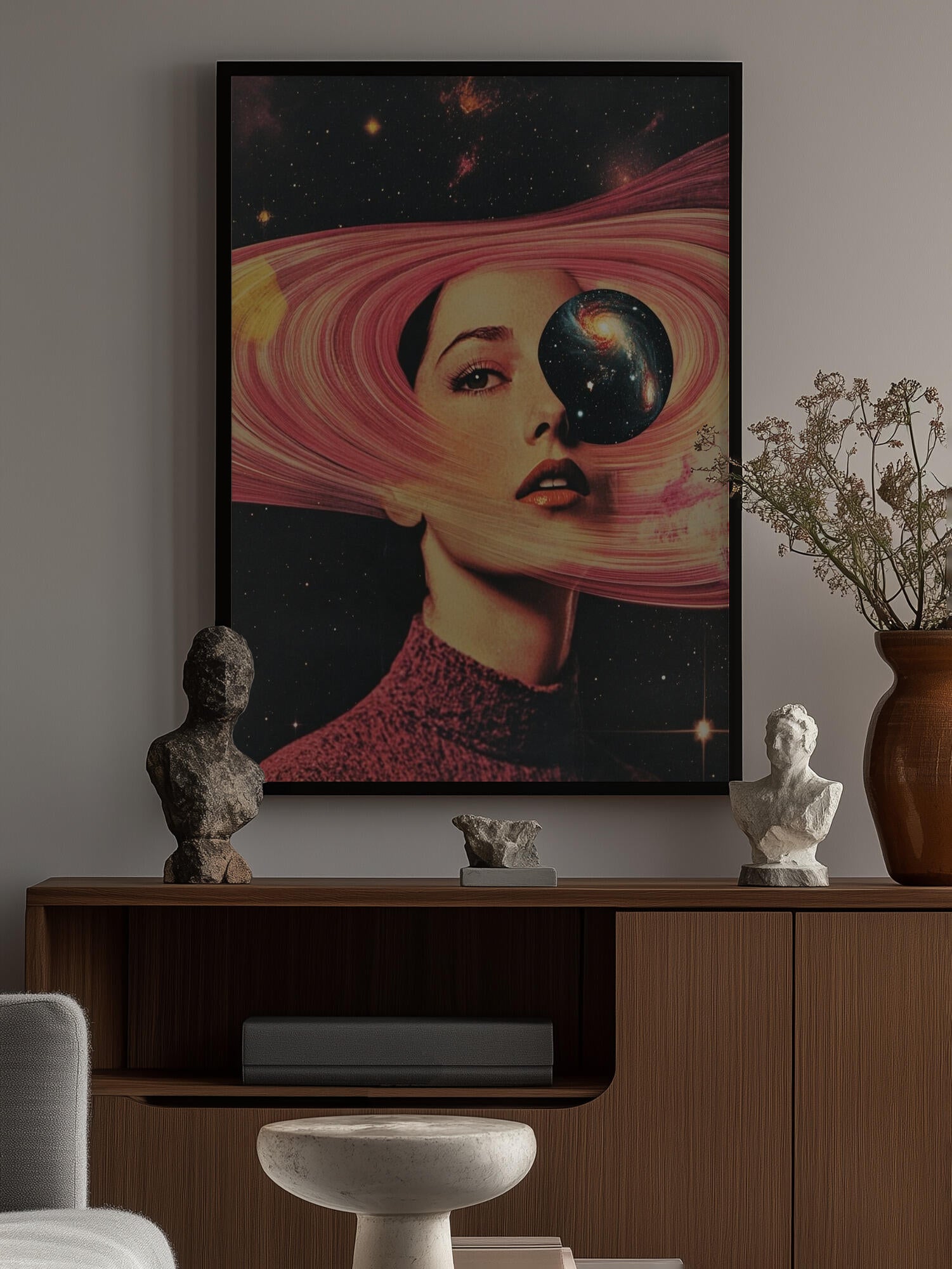 Portraiture with Cosmic Elements