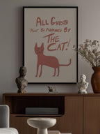 All guests must be approved by the cat!