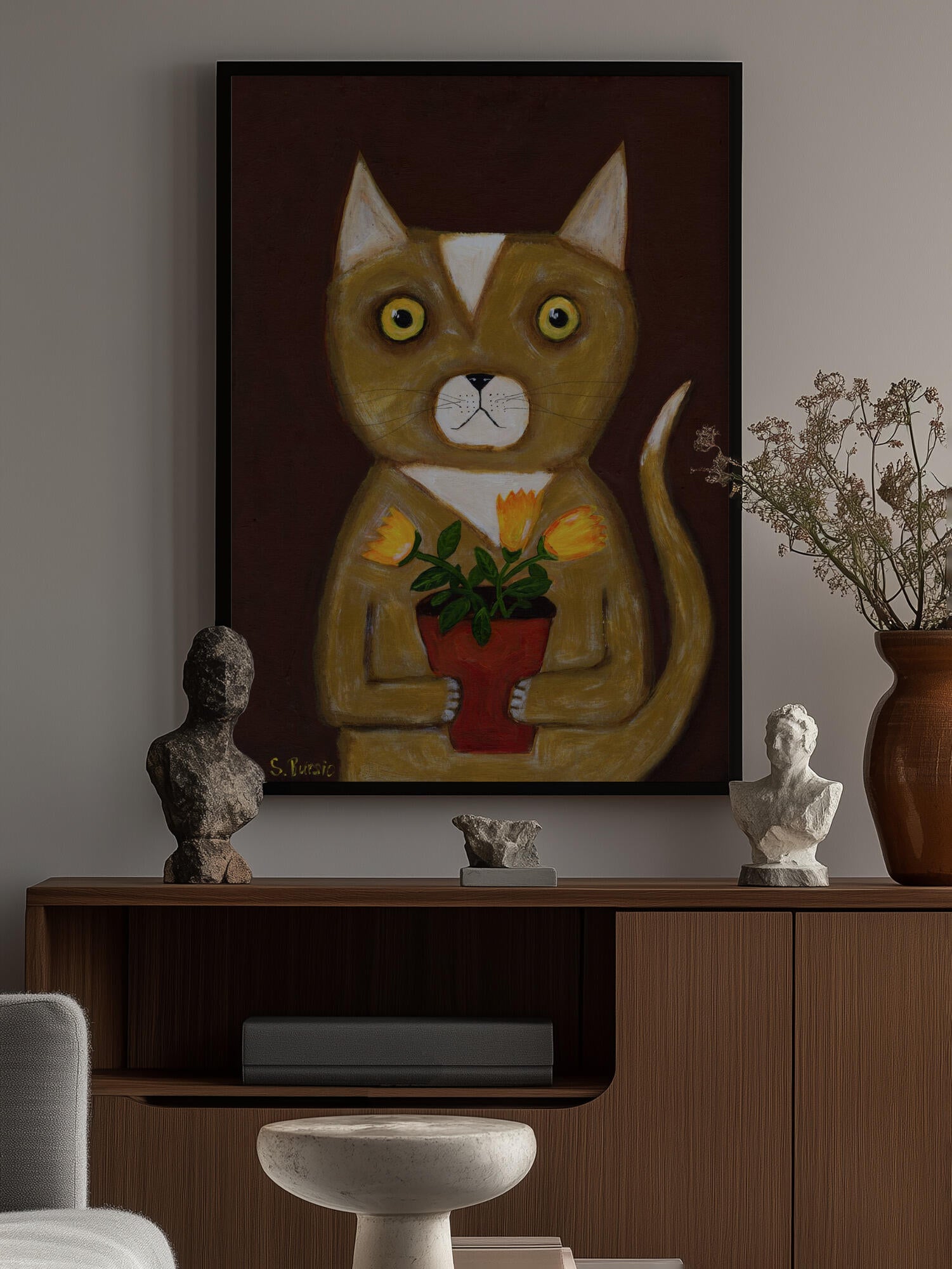 Pot Plant Cat