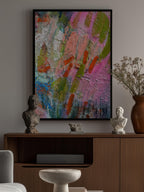 Whispering Pink Brushstrokes