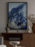 Soothing -" Ocean Wave Waltz  1" - Watercolor waves