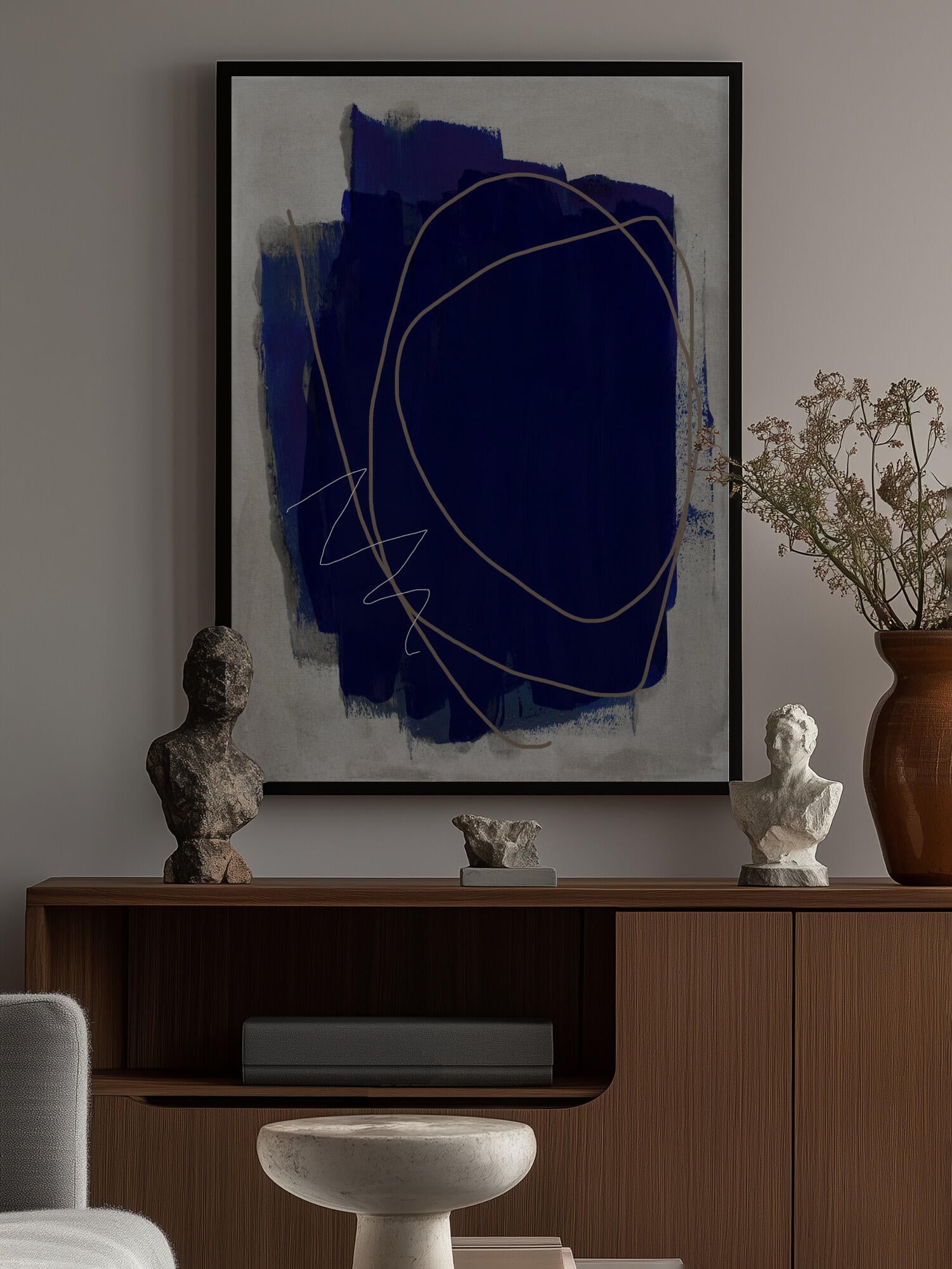 Blue Strokes 5