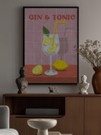 Gin and Tonic Cocktail