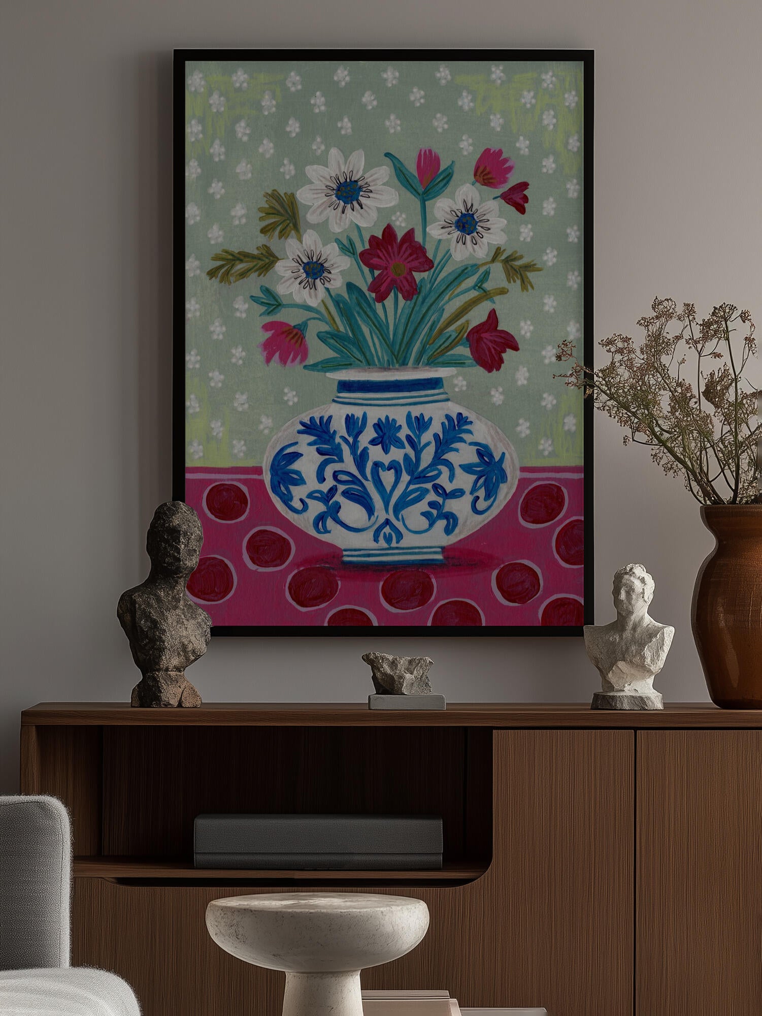 Flowers in Vase Still life