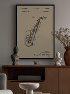 Saxophone Patent 1945