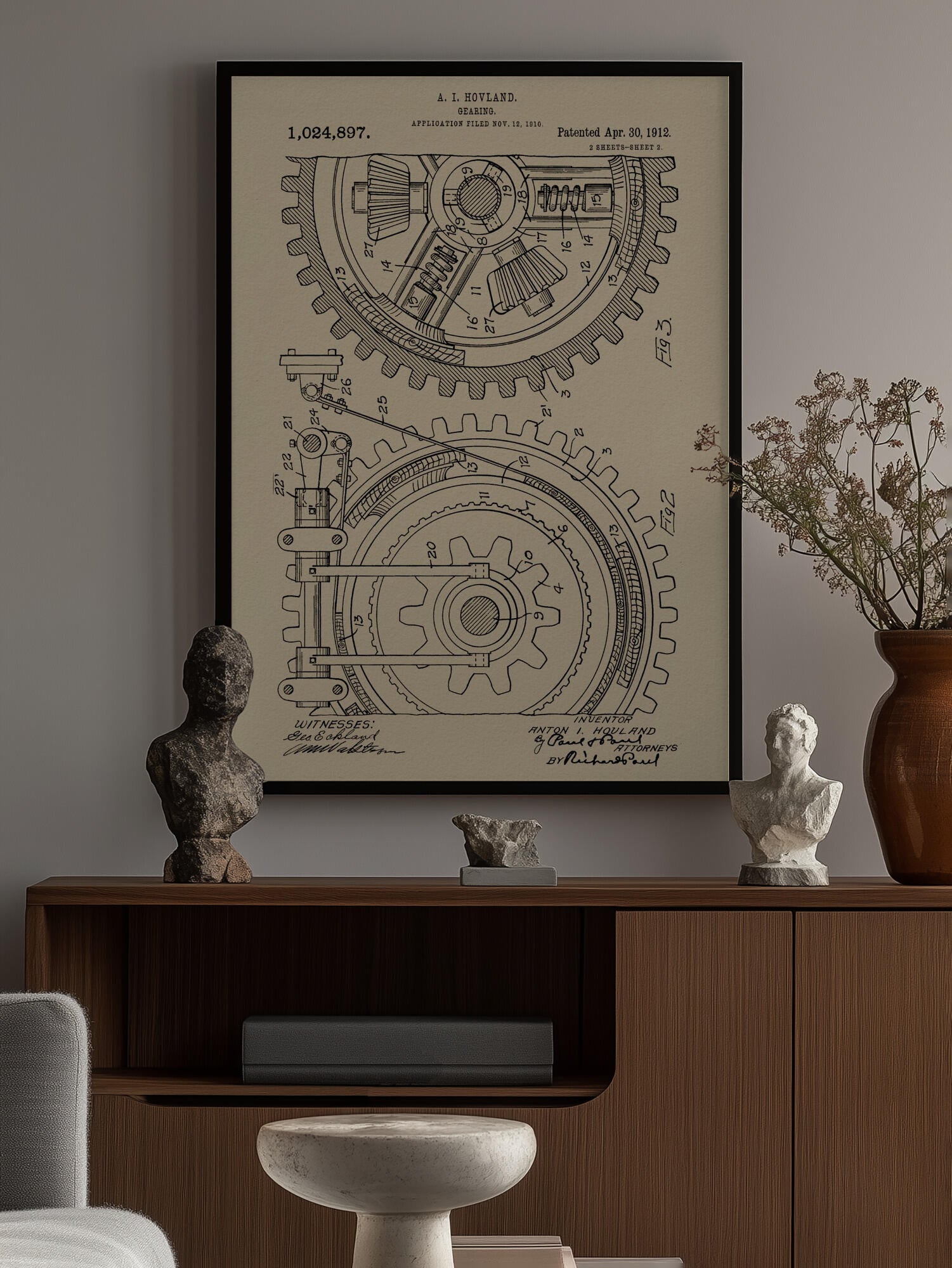 Gearing Patent 1912