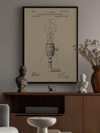 Electric Lamp Patent 1882