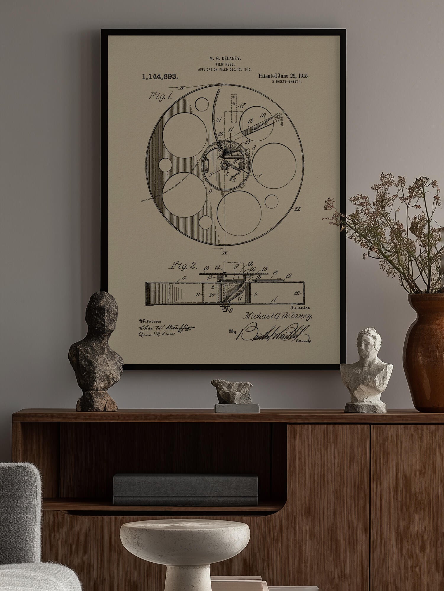 Film Reel Patent 1915