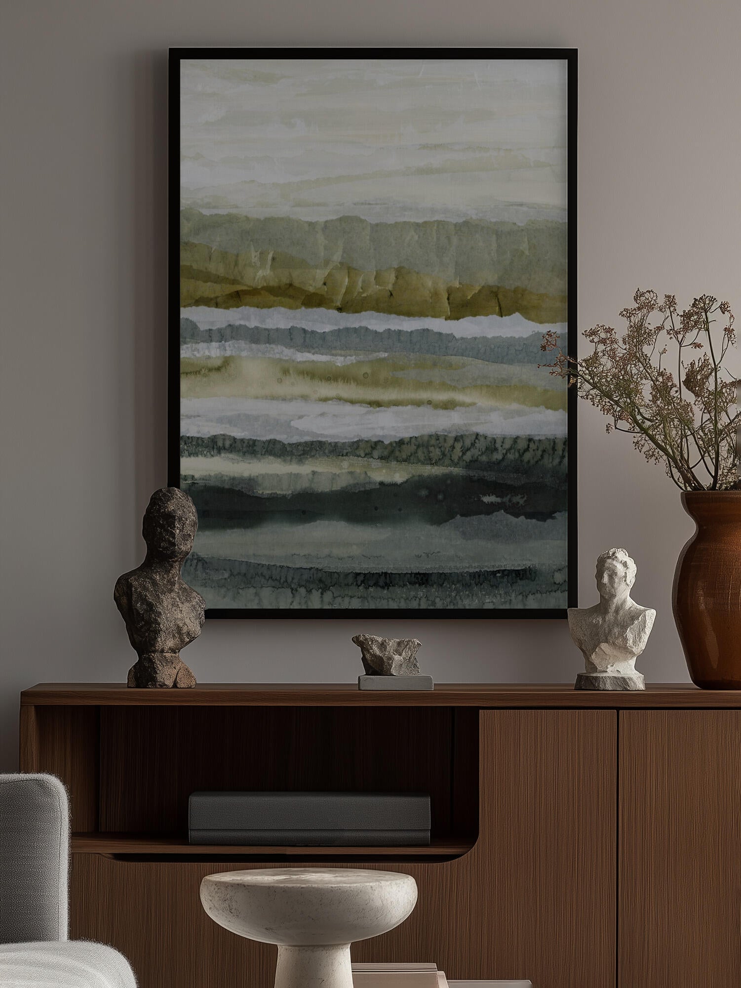 Distant Glow Portrait Diptych II