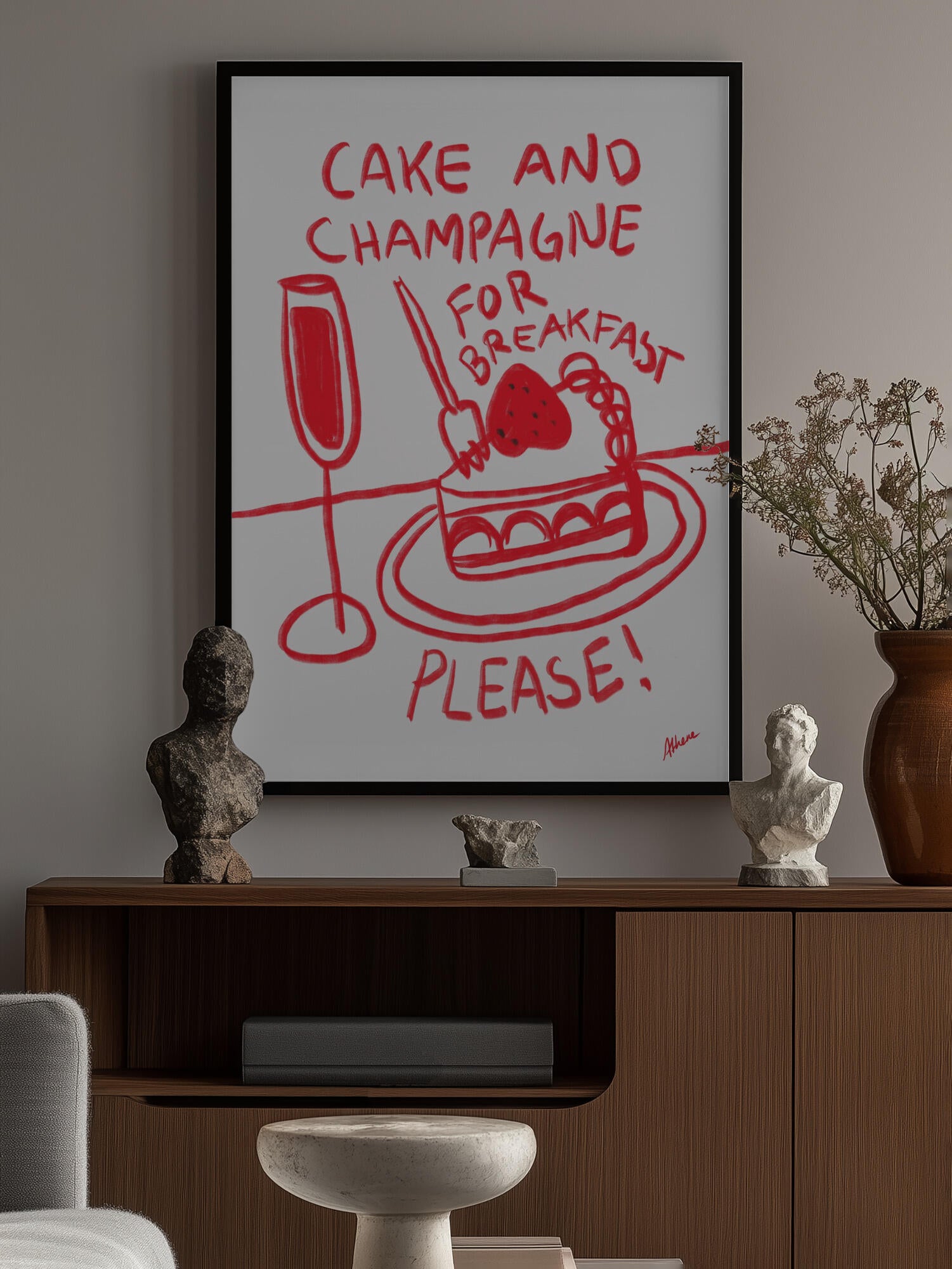 Cake and Champagne