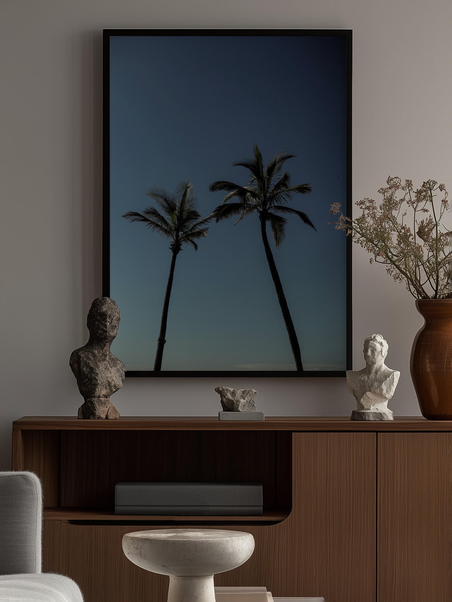 Tropical Palm Silhouettes