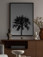 Striking Palm Silhouette