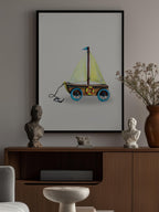 Whimsical Toy Sailboat