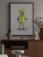 Baby Doll In Rain Jacket Retro Toy By Renee Machan