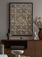Traditional tile pattern in Lisbon, Portugal - summer street and travel photography