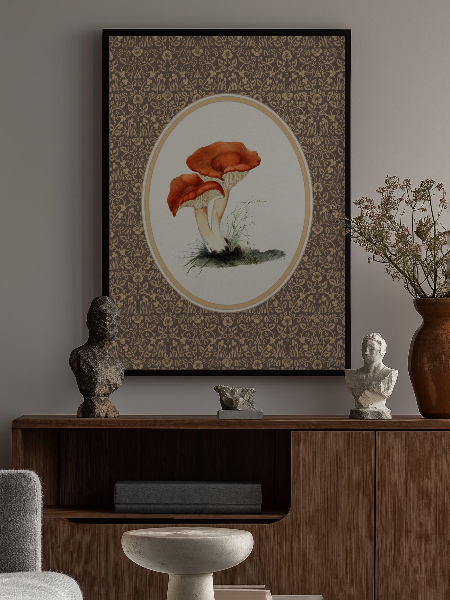 Vintage Mushroom Illustration