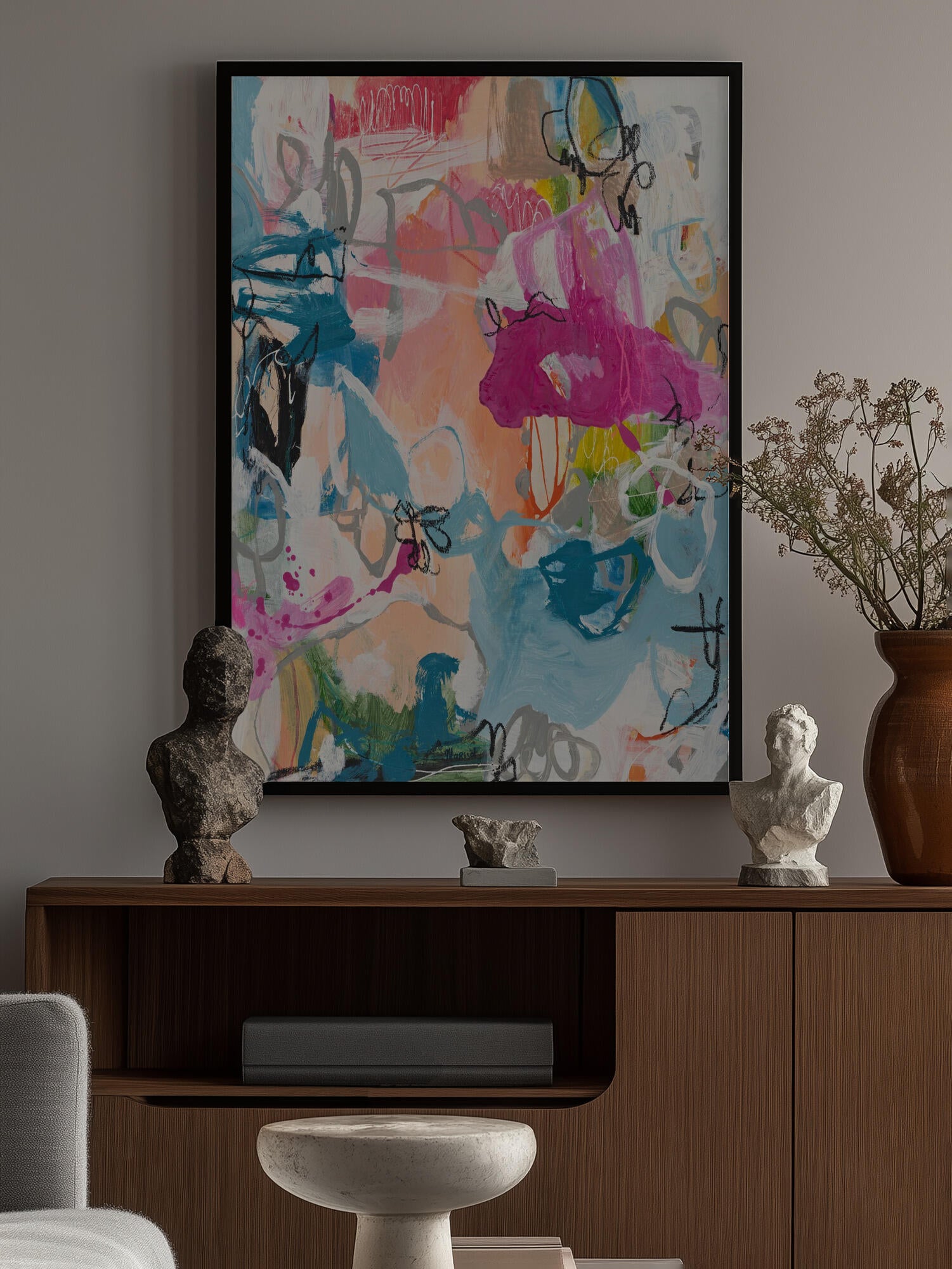 Vibrant Abstract Expression
