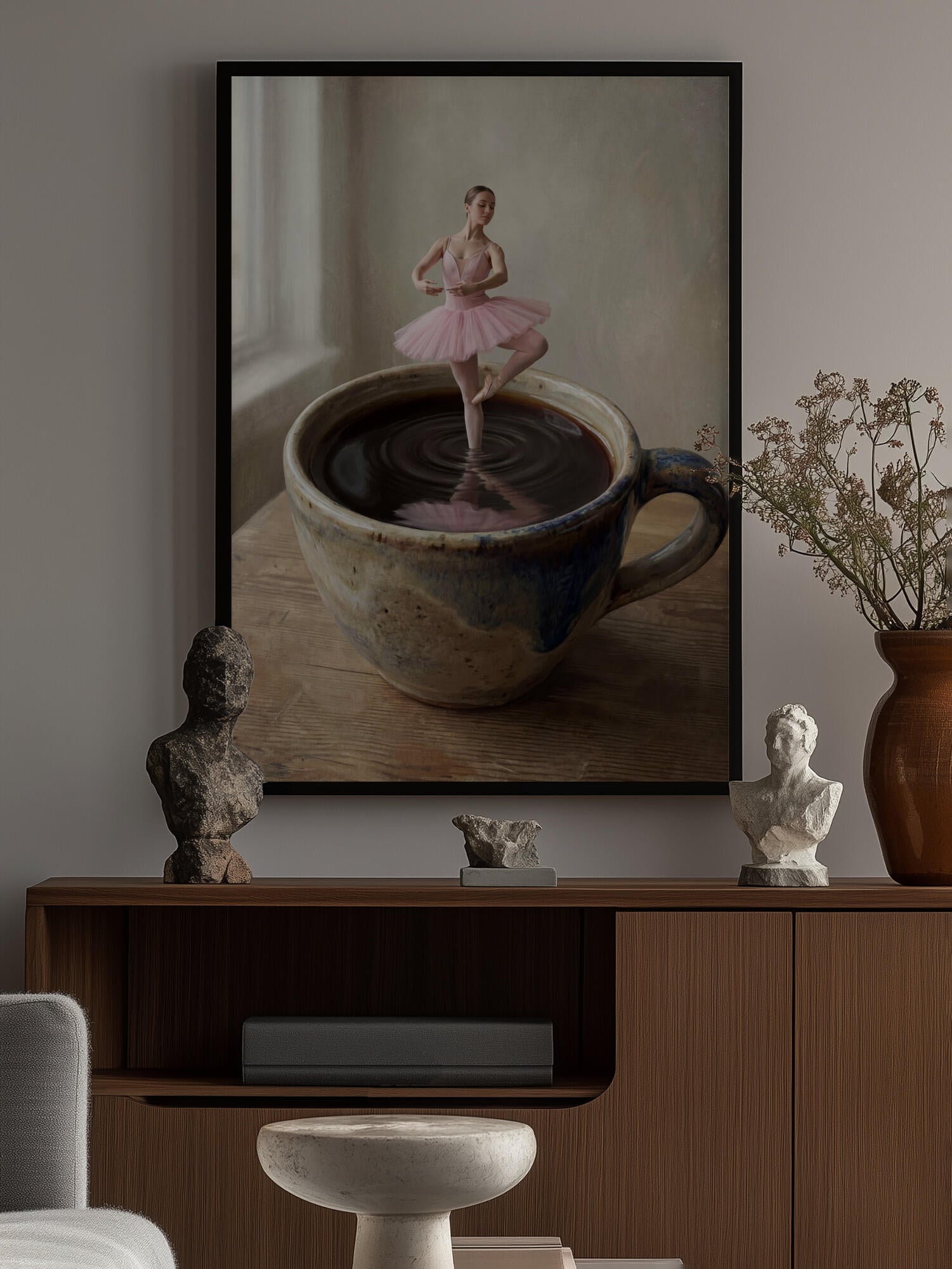 Ballerina In Coffee Cup