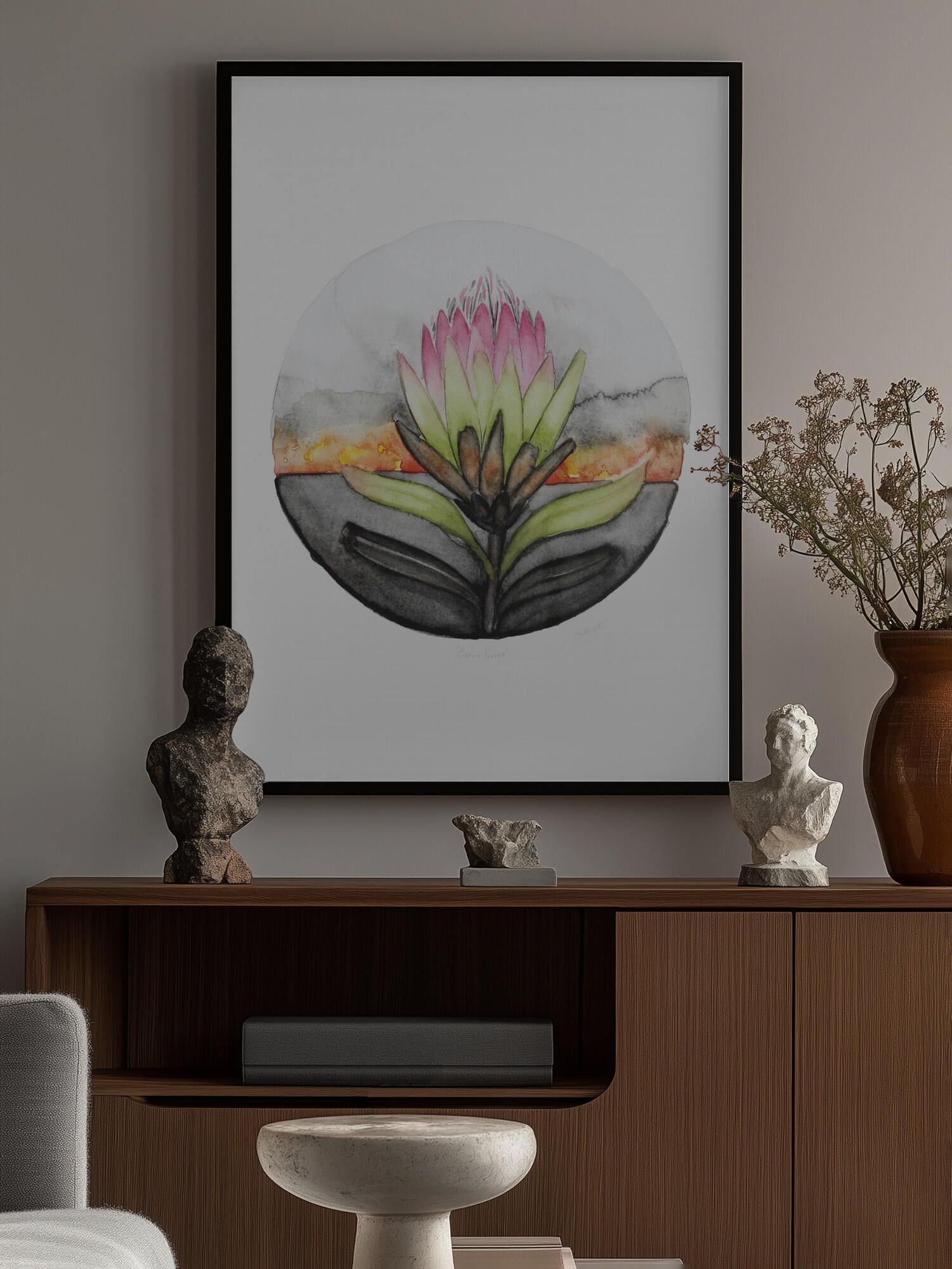 Protea Sunset Bloom