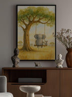 Elephant and Mouse On a Swing