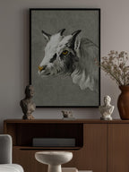 Head of a Goat Portrait Mode