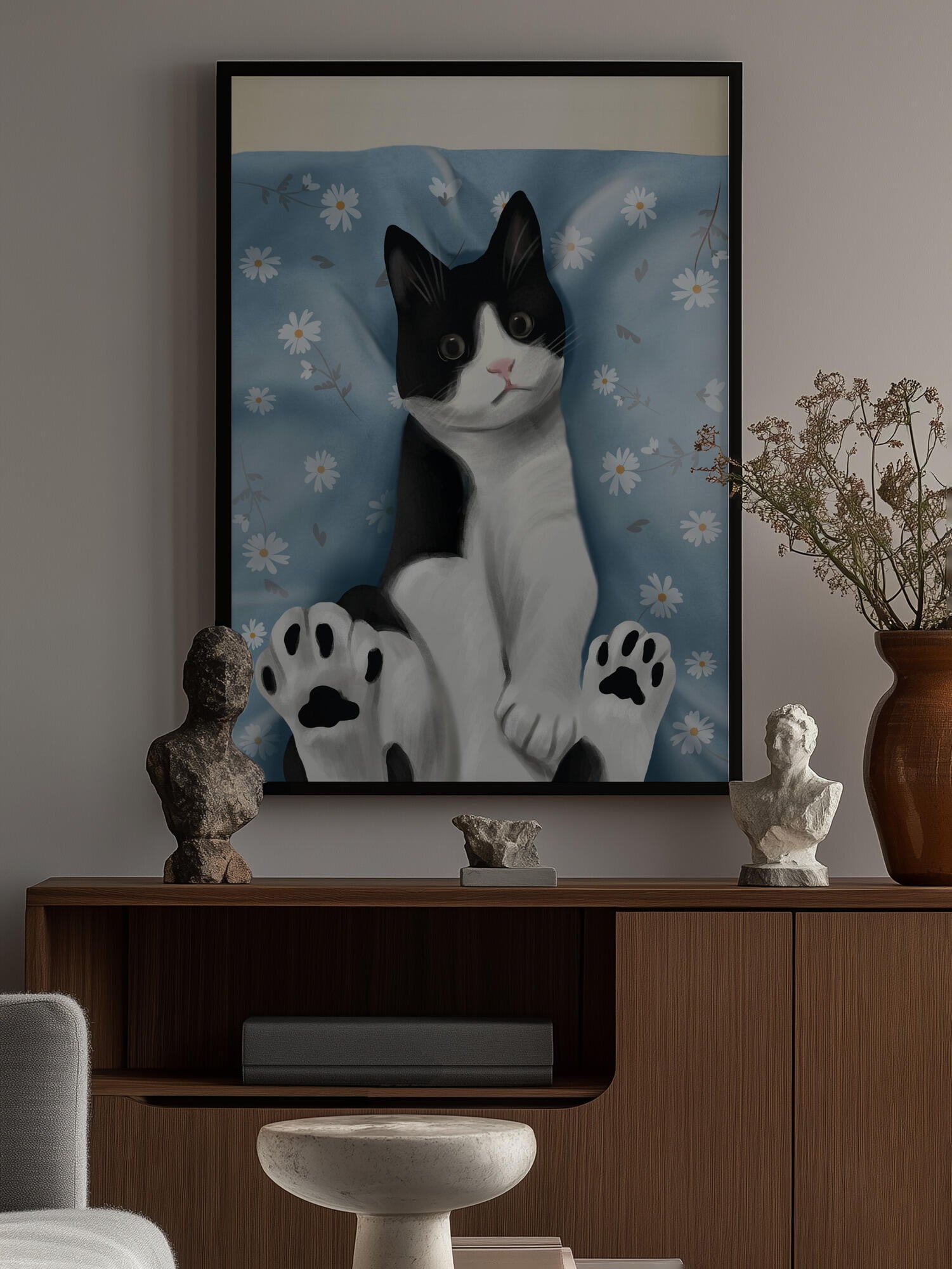 Cute Tuxedo Cat