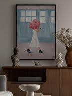 Elegant Walk With Flowers
