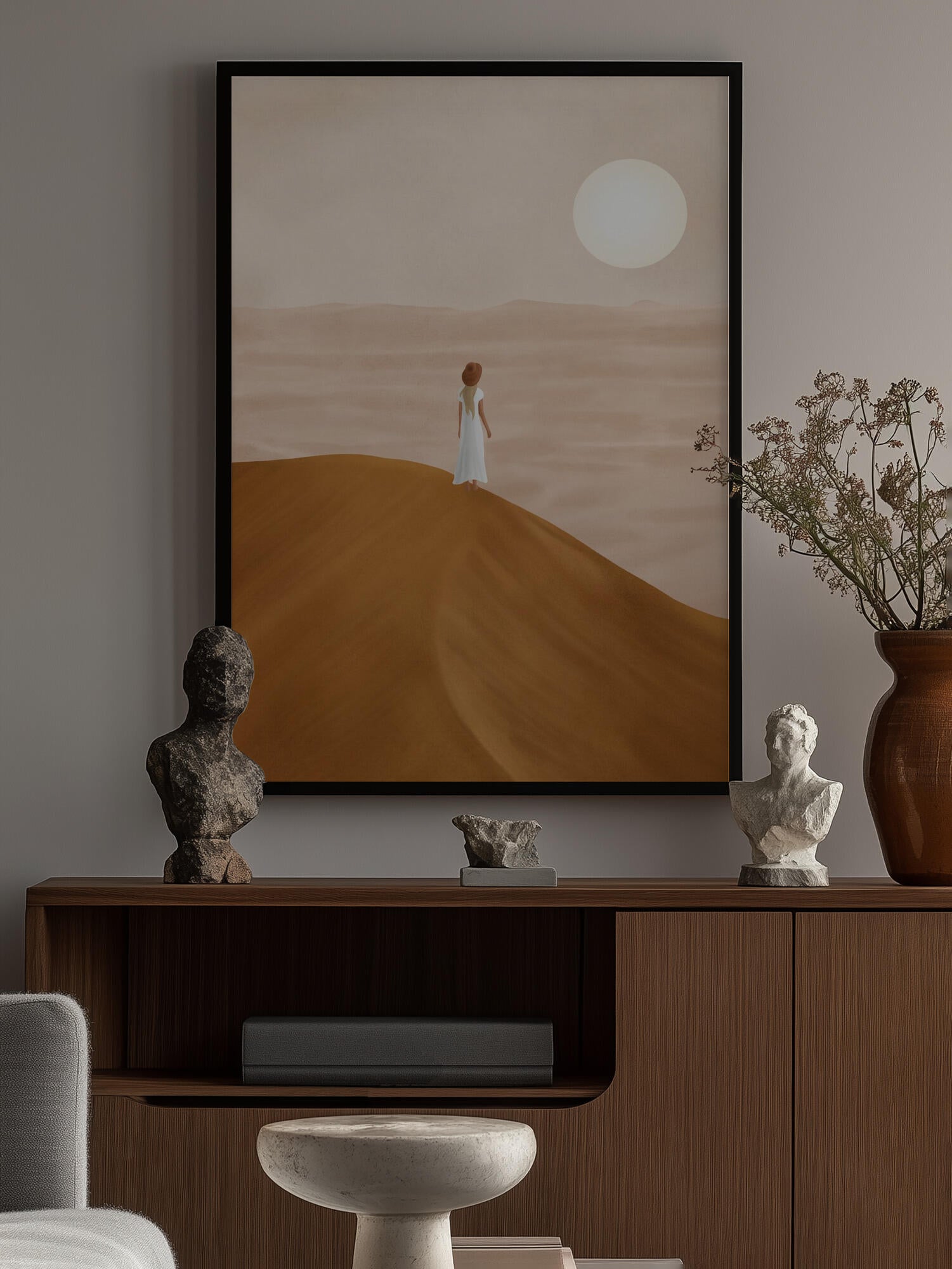 Solitary Desert Journey