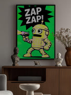 Comic Robot Zap Zap