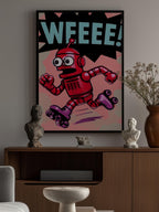 Running Pop Art Robot