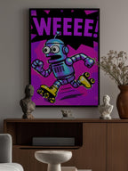 Pop Art Roller Robot