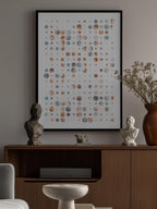 Warm Cool Abstract Dots