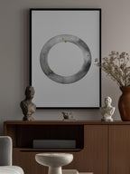 Golden Grey Circle