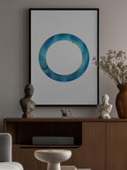Blue Gold Cosmic Ring