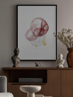 Blush Gold Abstract Flow