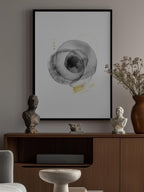 Black Gold Fluid Circles