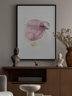 Blush Gold Fluid Shapes